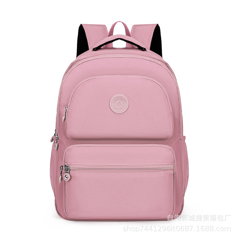 New Backpack Large Capacity School Bag Travel Bag Simple Casual Unisex Schoolbag