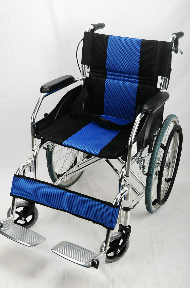 铝合金轮椅轻型折叠小家用超轻老年医院老人便携代步残疾人手推车