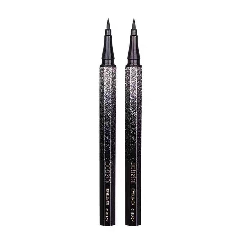 Baibeini Starry Sky Eyeliner Internet Celebrity Same Style Pen Anti-Dizzy Sweat-Proof Long-Term Not Smudge Novice Liquid Eyeliner Foreign Trade