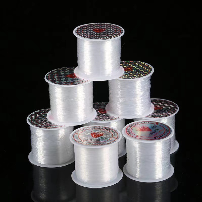 ornament accessories material white fishing line diy transparent line elastic factory direct sales