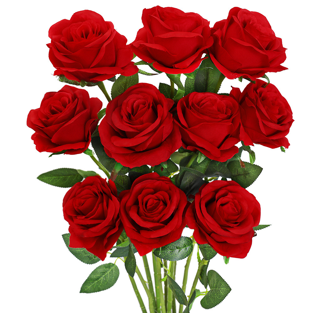 Single Rose More than 30 Colors Choose Artificial Flower Wedding Celebration Decoration Rose Artificial Flower Rose