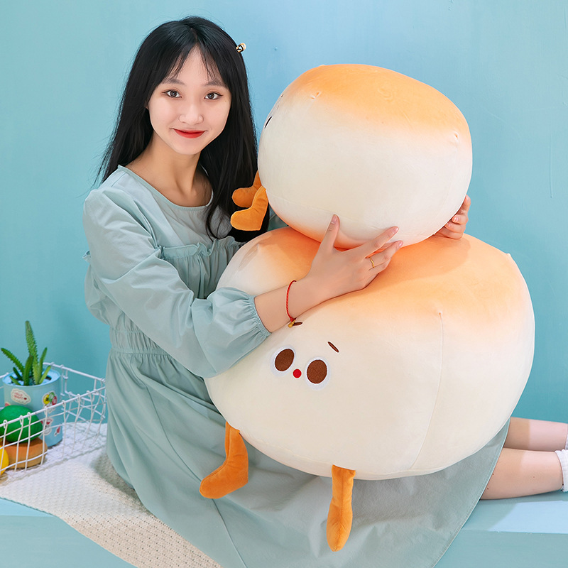 Cute Small Steamed Bun Pillow Creative New Steamed Buns Baby Doll Cute Dumplings Children's Plush Toys Generation