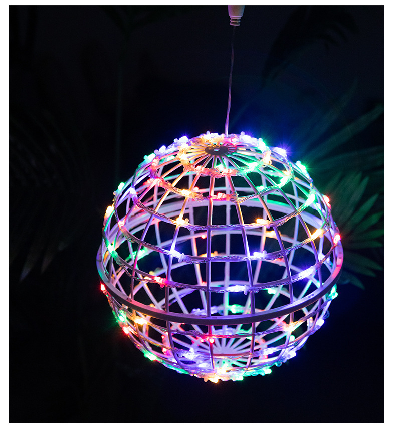 厂家直供户外亮化工程led藤球灯户外挂树圆球灯装饰灯彩灯闪灯