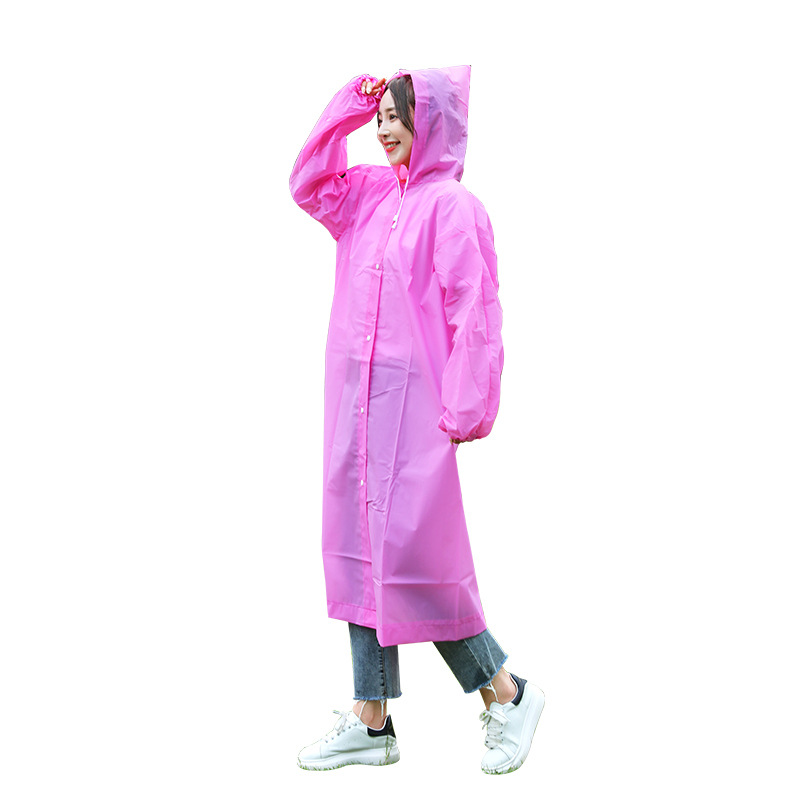 Raincoat Wholesale Eva Unisex Outdoor Raincoat Children Travel Portable Long Raincoat Thickened Adult Raincoat