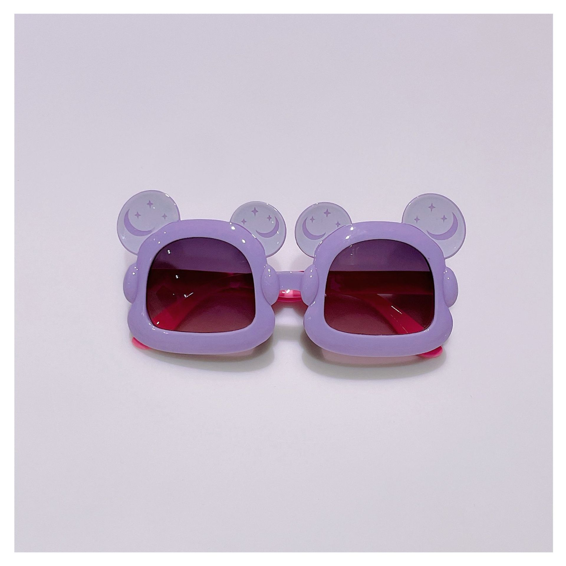 New Kids Sunglasses Cute Cartoon Bear Color Sunglasses Boys and Girls Summer UV Protection Sun Protection Glasses