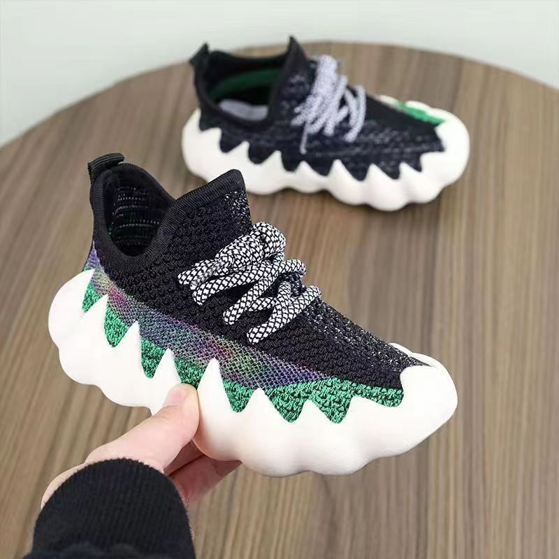 Children's Shoes Boys Coconut Shoes Spring and Autumn Breathable Mesh 2023 New Summer Popular Men's Children's Sneaker Fashion