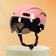 复古头盔女电动摩托车男3c认证夏季防晒哈雷盔骑行四季通用安全帽