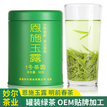 2024新茶1号恩施玉露春茶明前高山绿茶蒸青茶叶历史名茶罐装50g