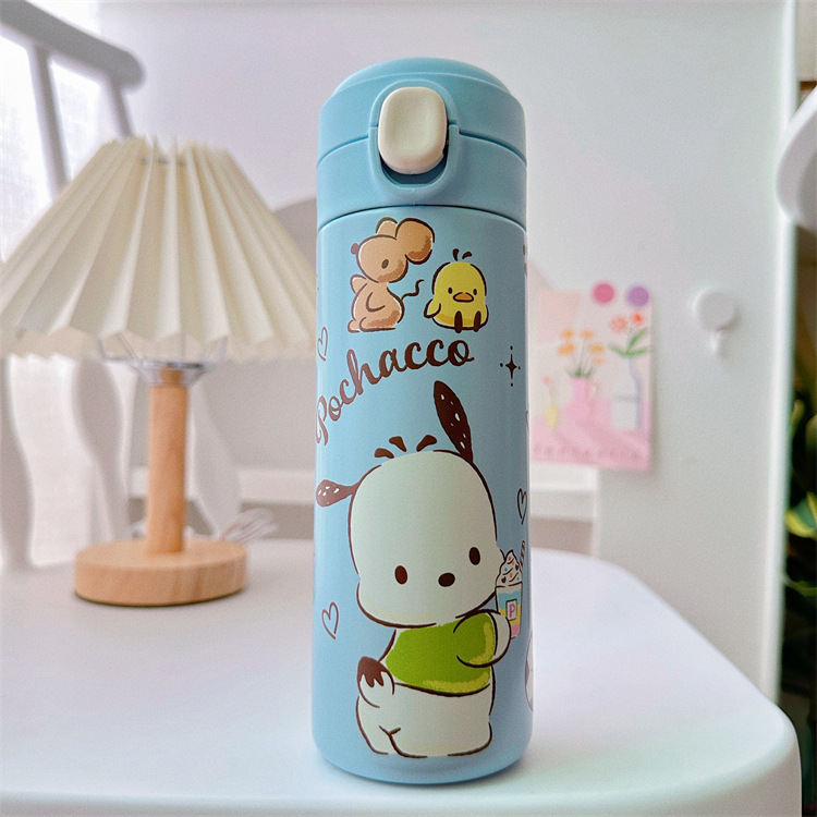 Sanrio Vacuum Cup Student Large Capacity Drinking Cup Student Winter Drinking Cup 304 Stainless Steel Water Cup