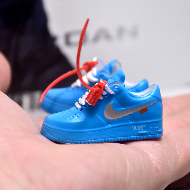 空军一号迷你af1鞋模3d立体aj球鞋模型潮流汽车小板鞋diy玩具手办