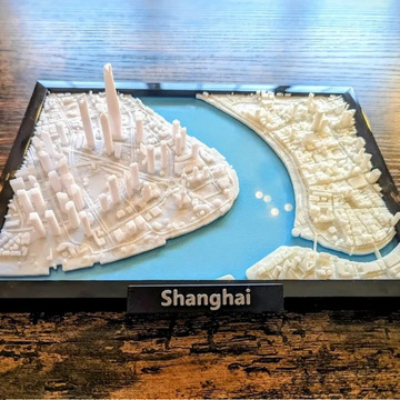 上海微缩城市模型3d打印摆件装饰礼品