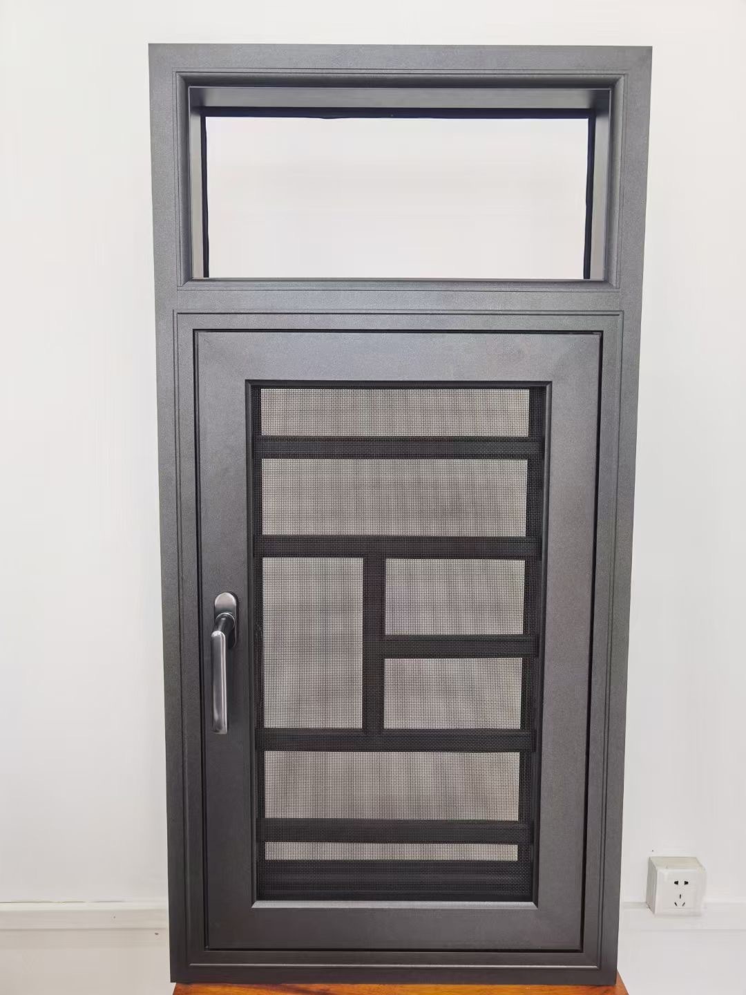 佛山断桥铝门窗铝合金平开窗纱一体隔音玻璃窗防盗封阳台纱窗