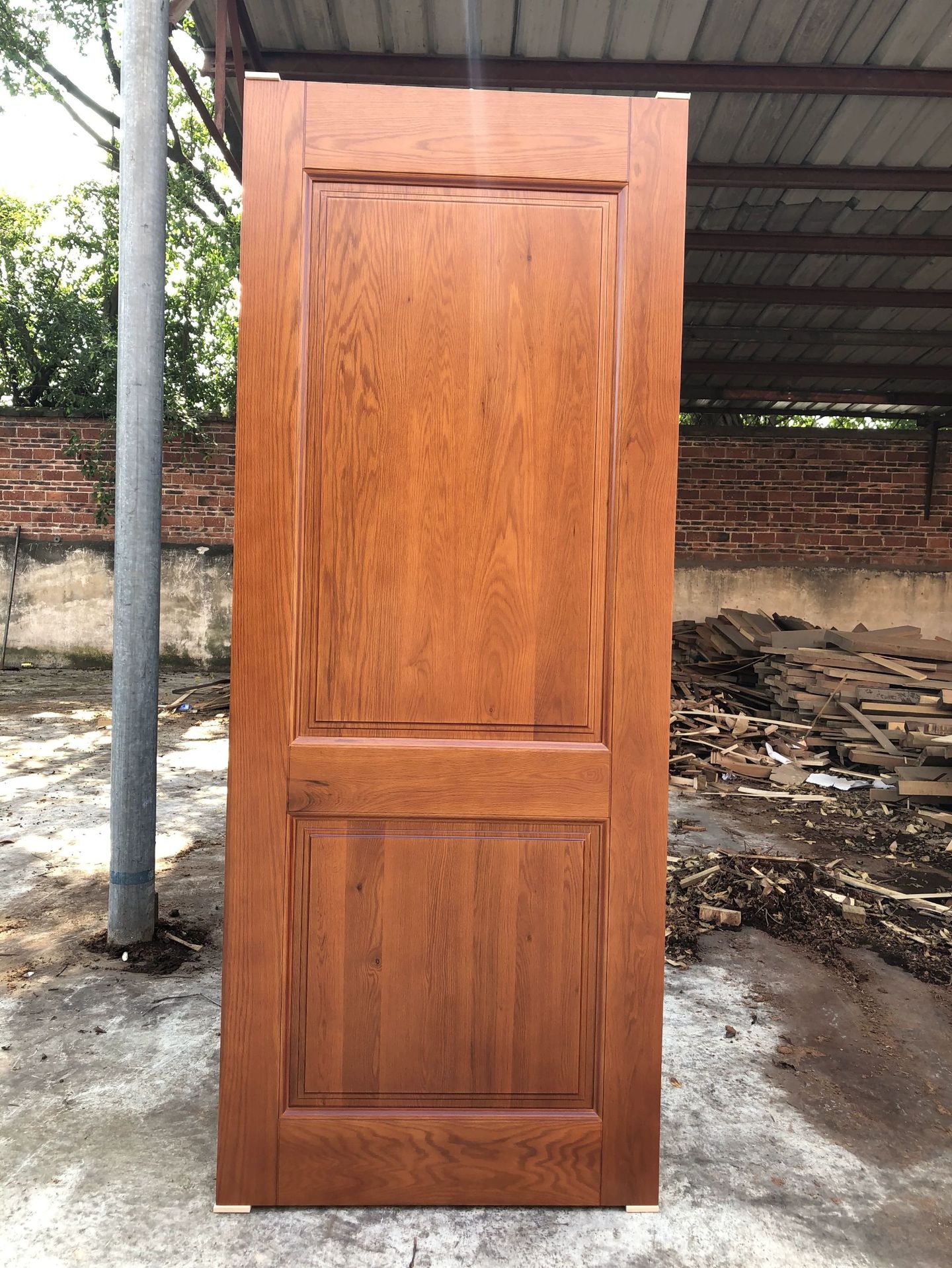 别墅烤漆门实木木门家用室内门整套隔音原木门橡木平开门厂家批发