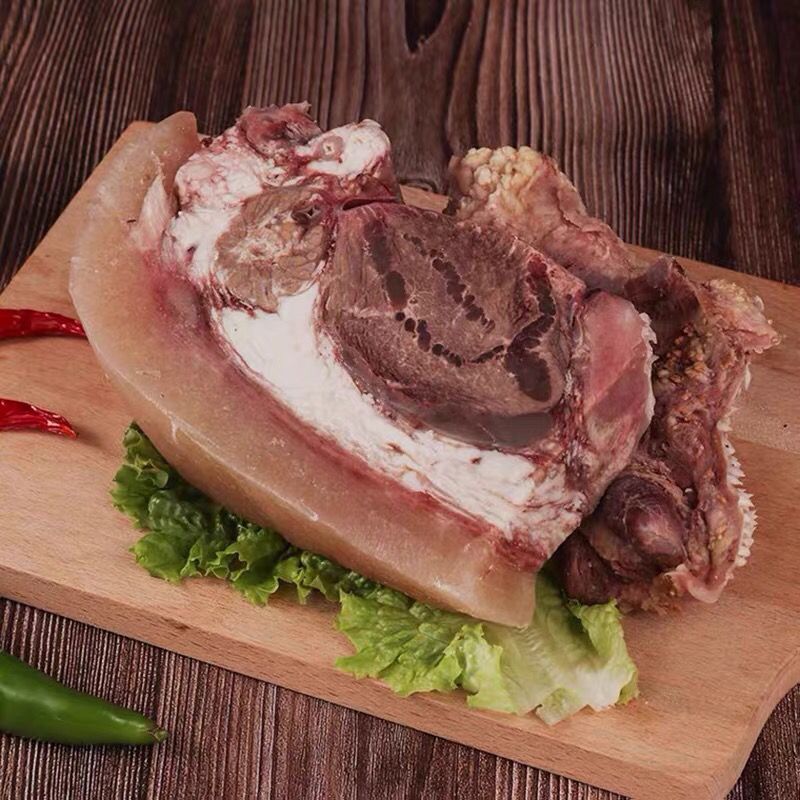 熟牛头肉批发熟食特惠现煮黄牛头带皮即食熟食店凉拌跨境厂家代发