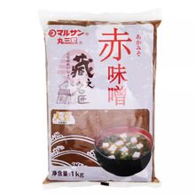 味噌酱 日本丸三爱监制 赤味增豆酱红味噌汤速食调味料1kg