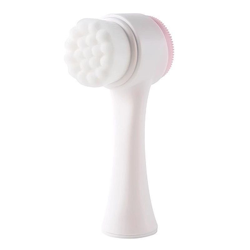 Face Brush Soft Hair Silicone Cleansing Instrument Manual Massage Double-Sided Deep Cleansing Pore Cleansing Brush Blackhead Removal Artifact