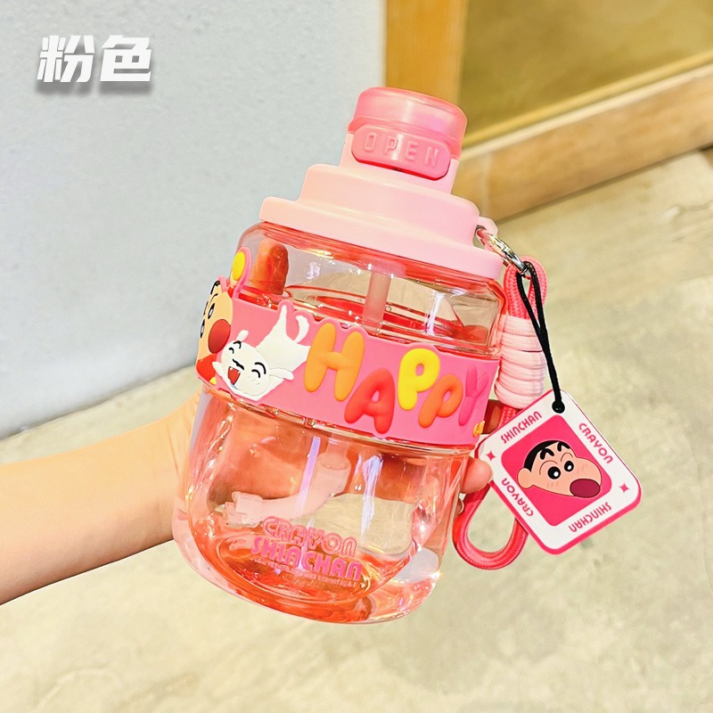 Crayon Small New Tritan High Temperature Resistant Big Belly Cup Good-looking Large Capacity Ton Cup Water Cup Student Portable Cup