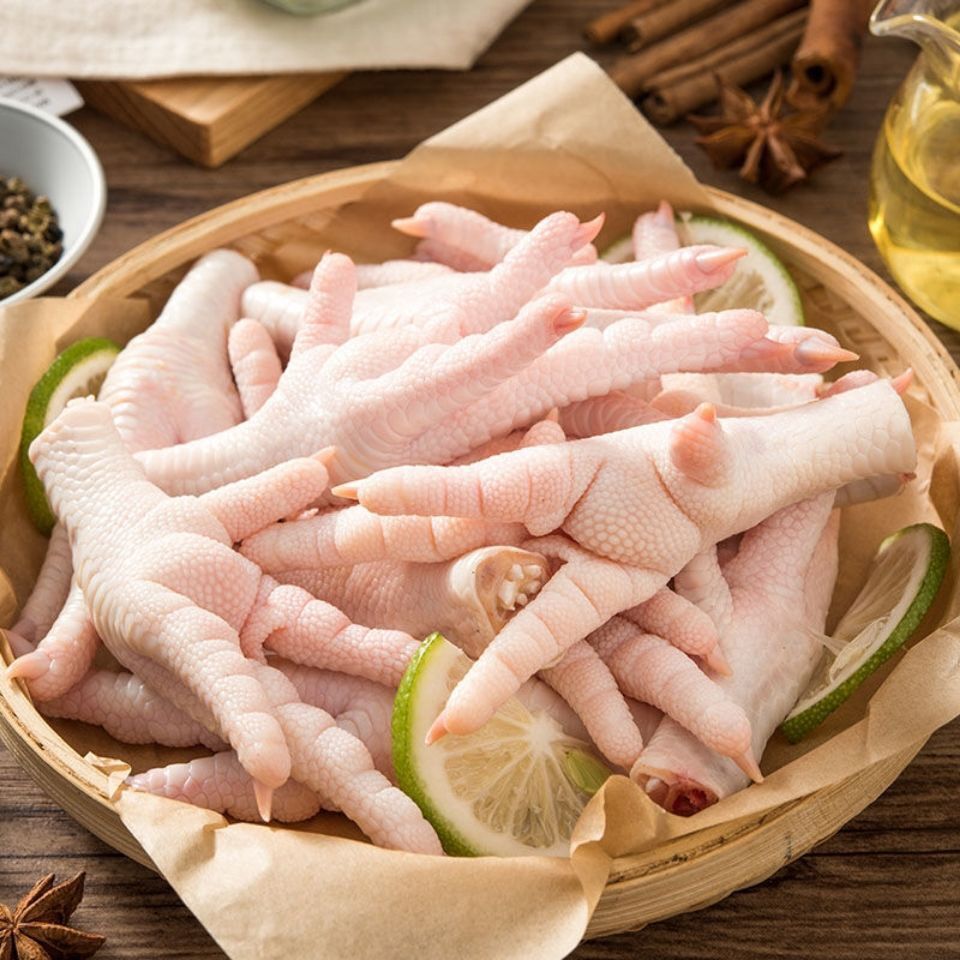 现新鲜鸡爪冷冻无骨凤爪生鸡爪生鲜卤味鸡脚爪整箱批发2-4斤-阿里巴巴