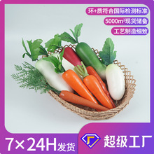 厂家现货假萝卜胡萝卜粉色水萝卜模型橱窗早教道具幼儿园仿真蔬菜