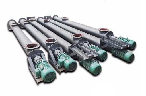 不锈钢螺旋输送机,管状螺旋封闭输送设备,u型螺旋输送机,重诺机械