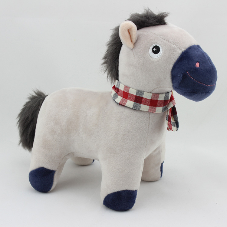 外贸咪兔马毛绒玩具公仔12生肖马跨境出口玩偶来图来样制作吉祥物