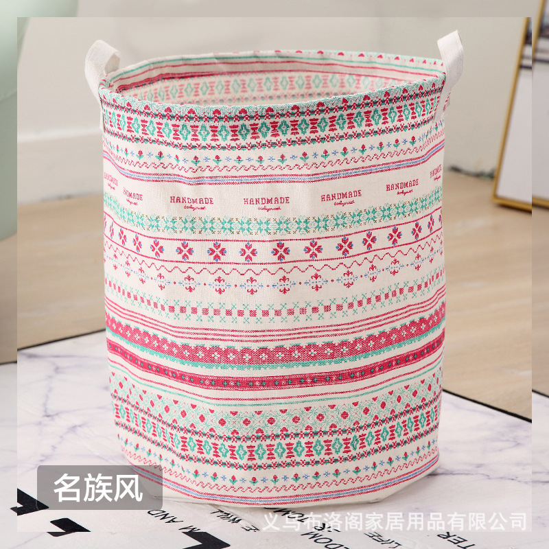 Laundry Basket Dirty Clothes Storage Basket Household Fabrics Dirty Clothes Basket Laundry Basket Folding Waterproof Quilt Toy Storage Bucket