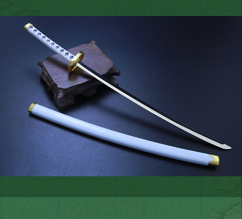 海贼王动漫周边索隆和道一文字大快刀带鞘武器模型全金属工艺品