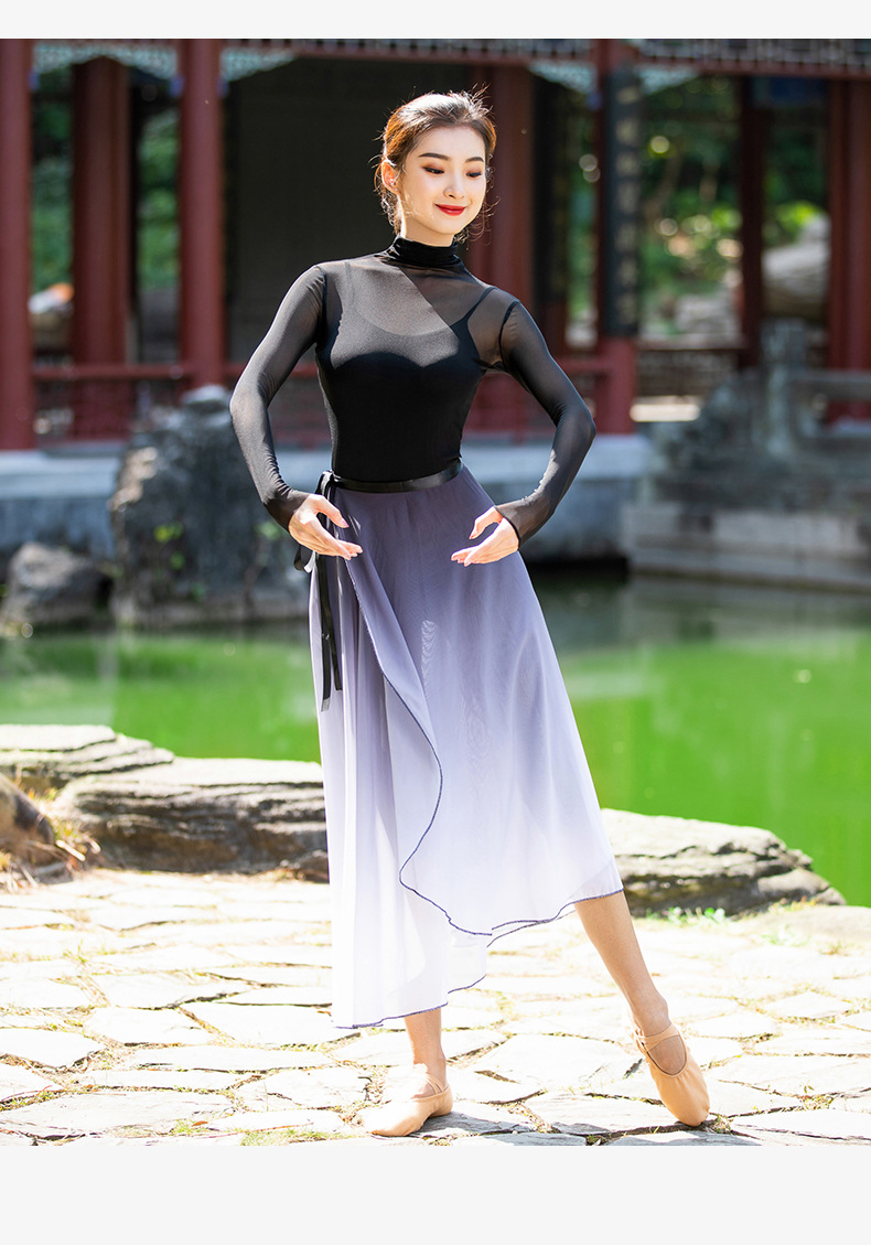 菲梵舞后 中国古典舞演出服形体练功服芭蕾舞裙舞蹈纱裙教师体服