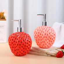 创意草莓瓶水果瓶洗手液瓶子浴室洗发水沐浴露空瓶洗手台乳液瓶
