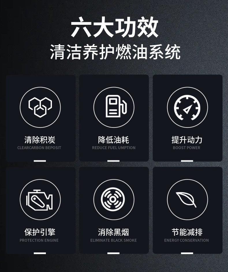 Piston Ring Release Agent, Automotive Oil-Burning Prevention Solution, Carbon Deposit Removal Cleaner, Engine Maintenance