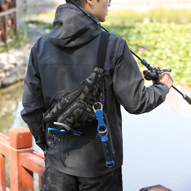 新款路亚腰包男多功能运动防水挎包户外骑行垂钓旅行工具包-阿里巴巴