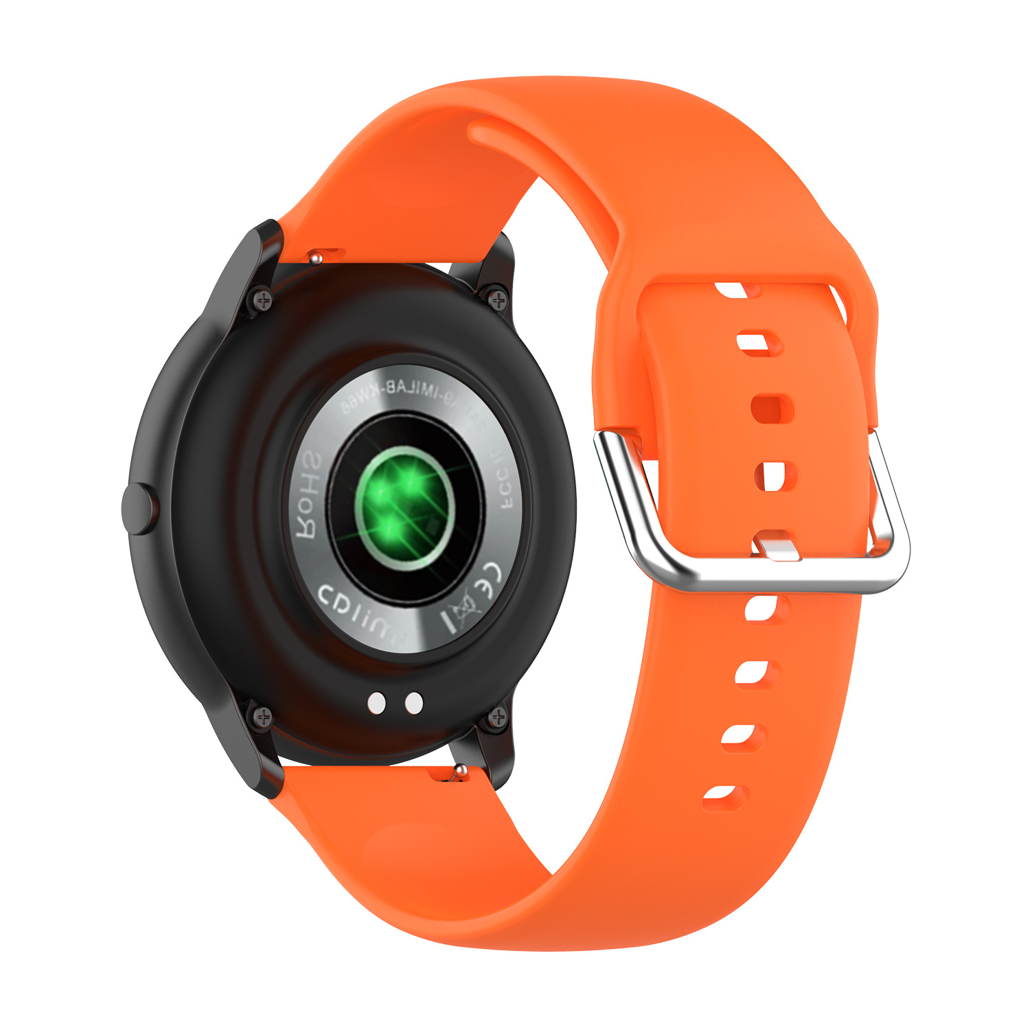 适用yamay sw022 小米haylou rt ls05s,one plus硅胶纯色双色表带