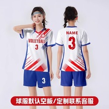 2025新款排球服套装男女款定制速干透气专业排球衣比赛训练团队服