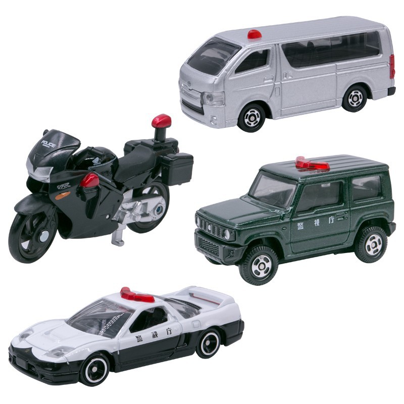 tomy多美卡合金小汽车模型警车套组(2021)170549套装男孩玩具