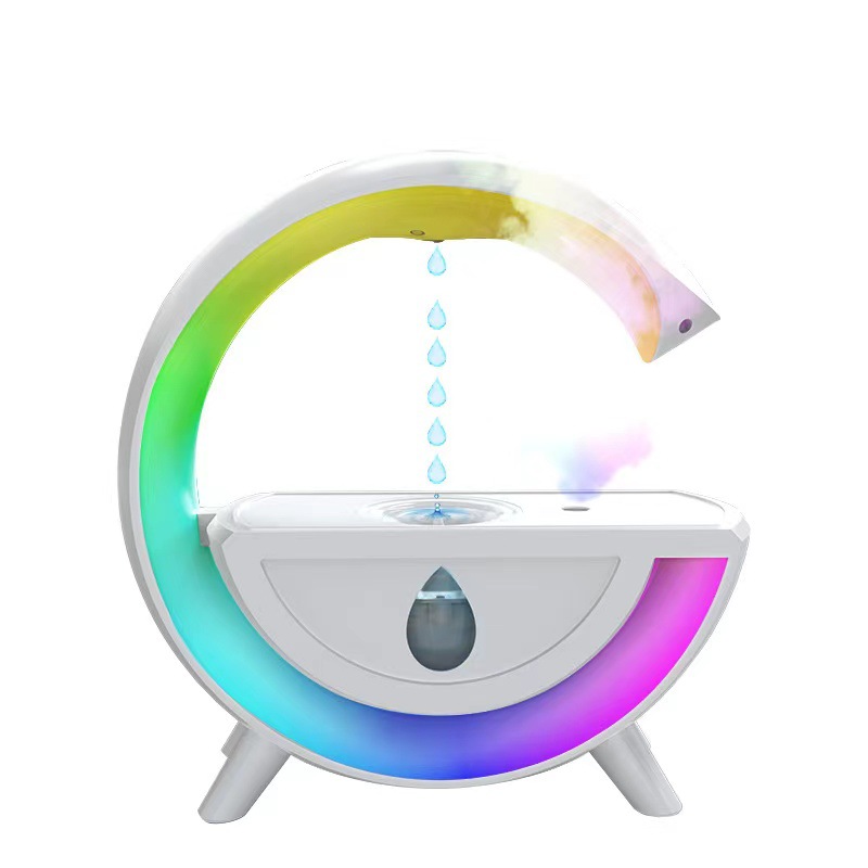 Cross-Border Large G Humidifier Mini Household Bedroom Water Replenishing Instrument Office Car Anti-Gravity Water Drop Humidifier Colored Lights