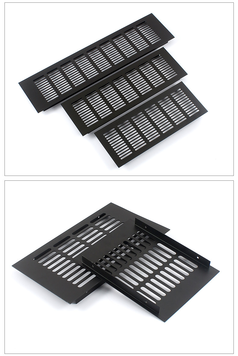 铝合金透气网橱柜透气孔盖橱柜橱柜煤气灶通风网透气孔长方形排气