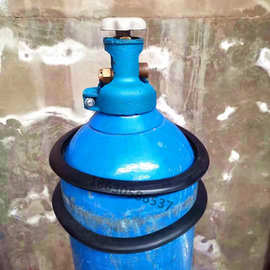 40l氧气乙炔氮气氩气 二氧化碳混合气氢气钢瓶保护圈防护套防震圈