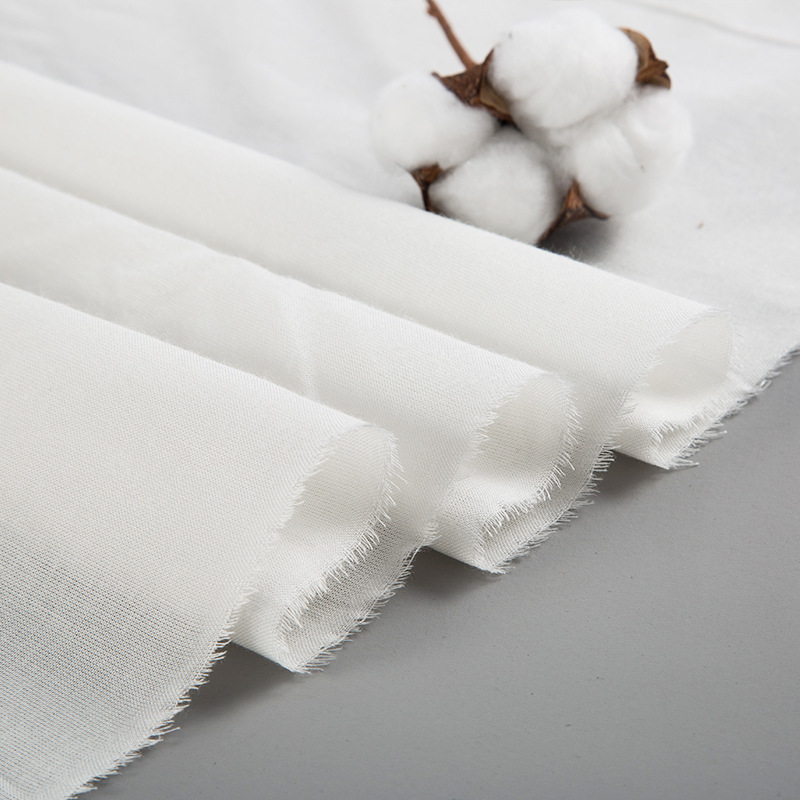 平纹人棉坯布30支人造棉衬衫服饰面料春夏季府绸布料现货批发