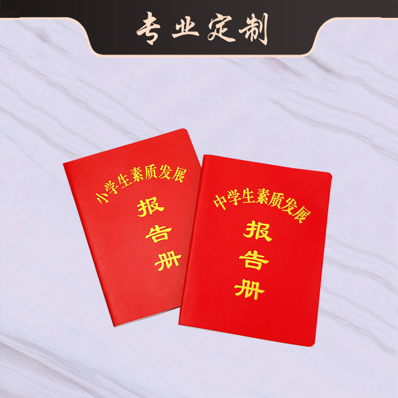 12k中小学生综合素质评价手册报告册成绩教育单幼儿学生证书logo