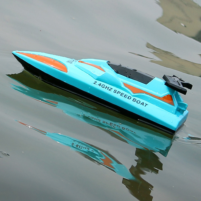 usb充电无线遥控电动双浆高速摩托艇 儿童玩具水上仿真船模型礼品
