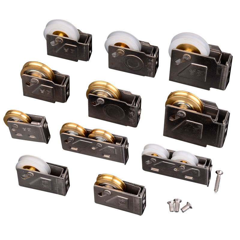 铝合金窗户滚轮推拉门滑轮90老式门窗配件828型玻璃移门塑钢轮子