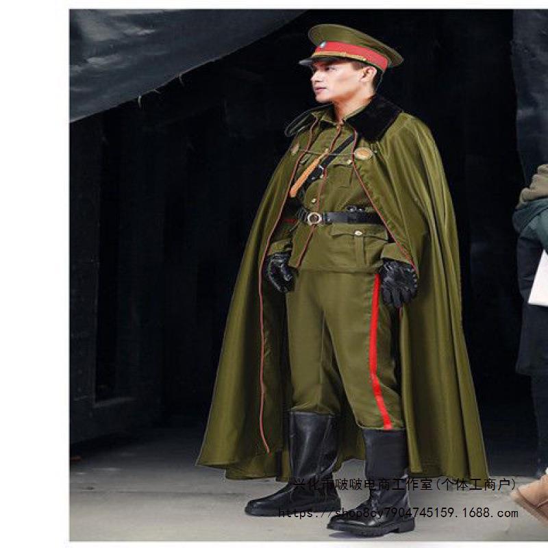 老九门服张启山军阀服装张大佛爷民国军装大帅服大披风-阿里巴巴