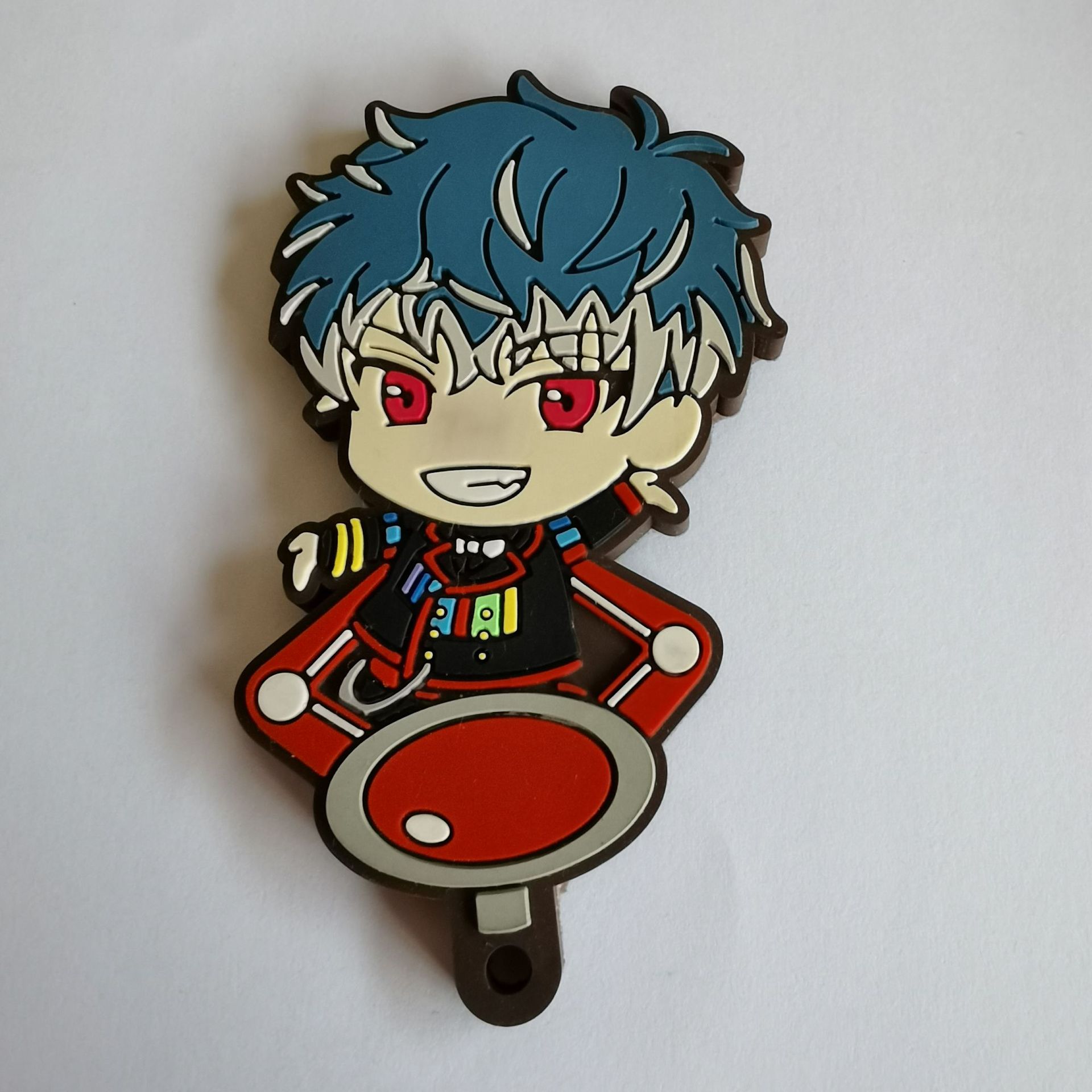 外贸动漫卡通公仔pvc软胶钥匙扣动漫卡通小挂坠小礼物钥匙扣定制