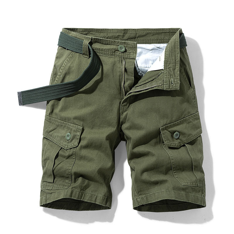2021 Summer New Foreign Trade Cross-Border Men‘s Workwear Shorts Amazon Wish Hot Sale Cotton Leisure Shorts