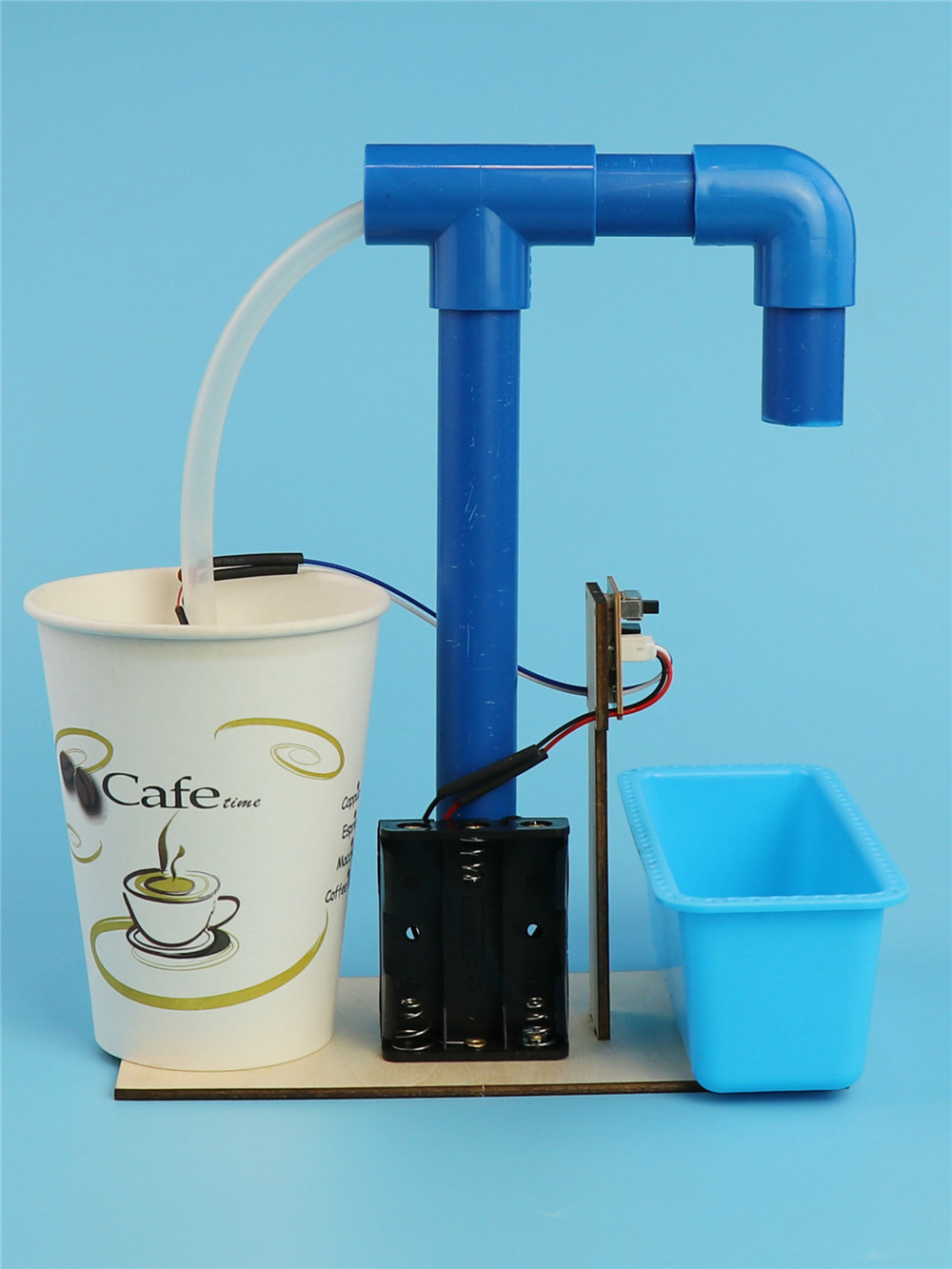 科技小制作自动感应洗手机科学发明玩具diy学生初中手工实验技术