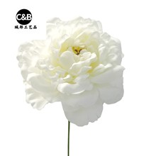仿真牡丹花朵 欧式唐风汉服婚庆布景簪花古风头饰茶花摄影道具diy