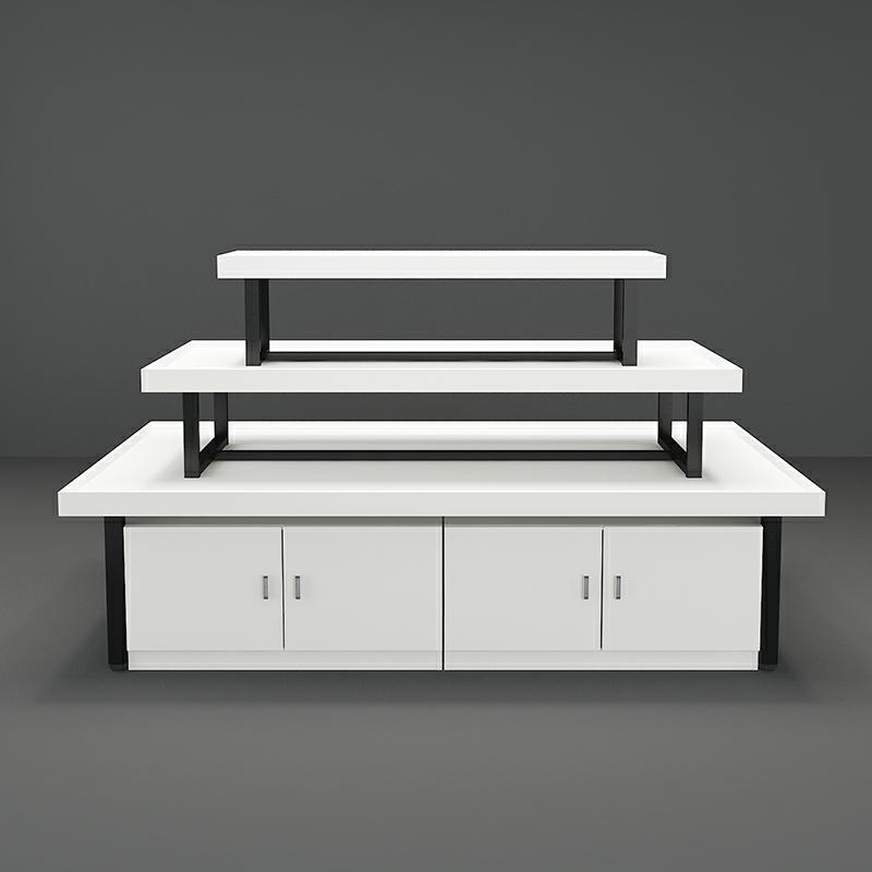 效果图施工图制作奶茶吧台商用风冷披萨撒料台沙拉水果捞操作台展示