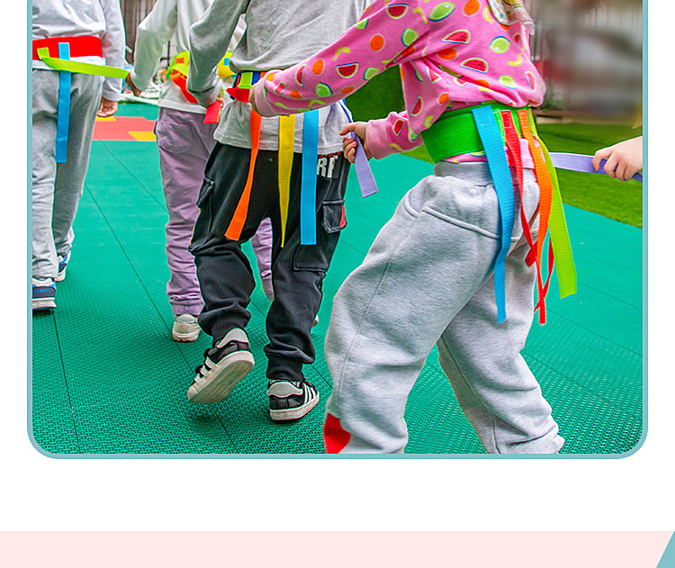 揪尾巴幼儿园抓尾巴玩具绑带道具儿童户外粘球衣体育游戏训练器材