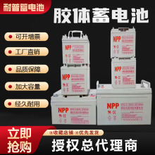 耐普NPP胶体蓄电池12v100AH200ah机房UPS电源太阳能光伏监控路灯