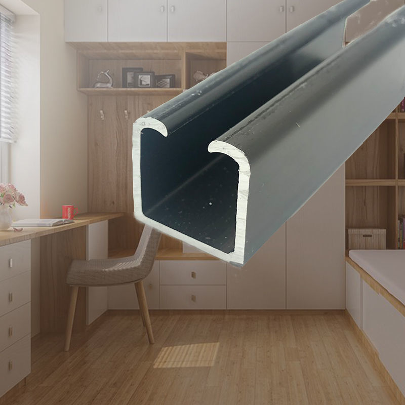 小号阳台实木玻璃门折叠推拉门滑轨吊门滑轮吊轨导轨移门轨道滑道